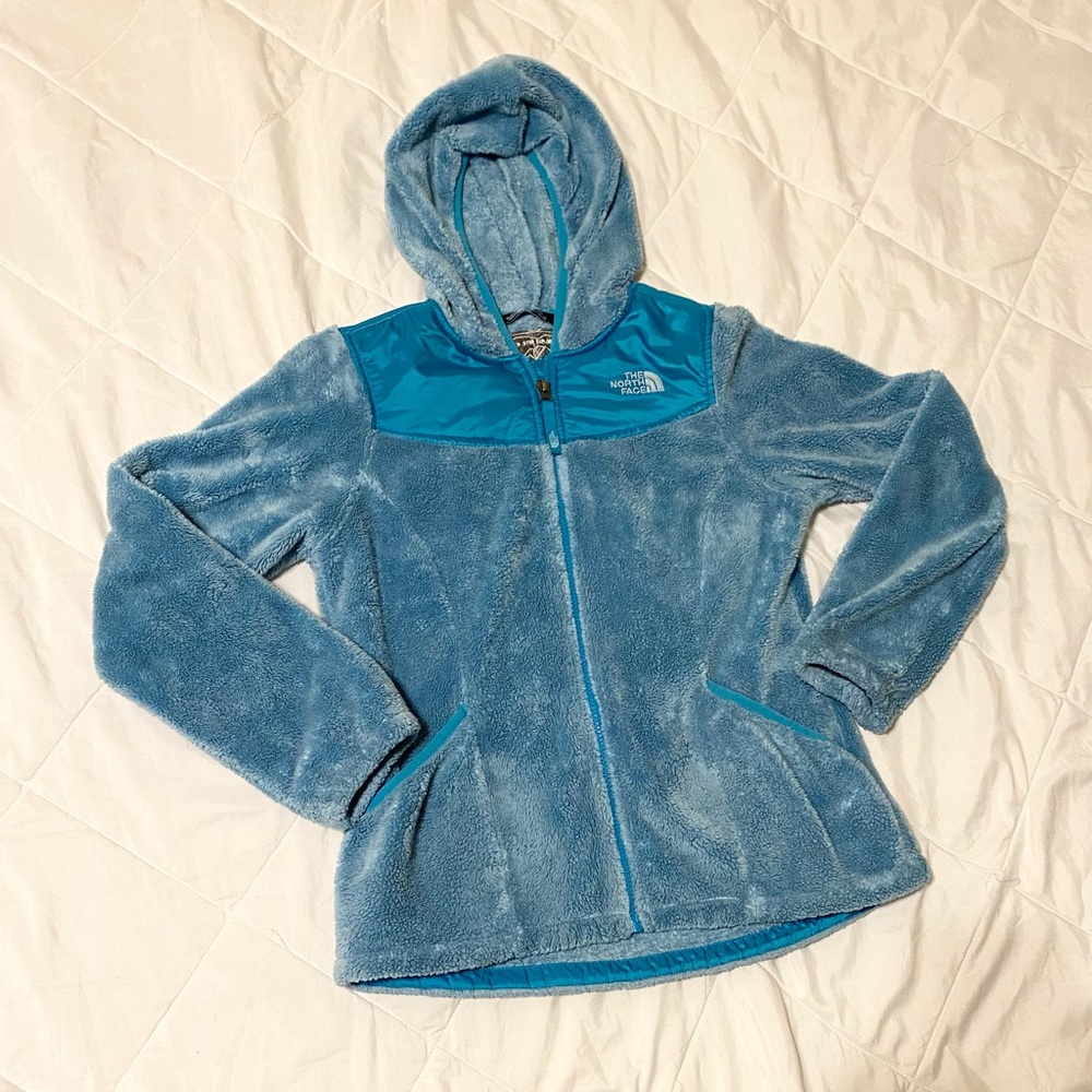 North Face Fuzzy Zip Up